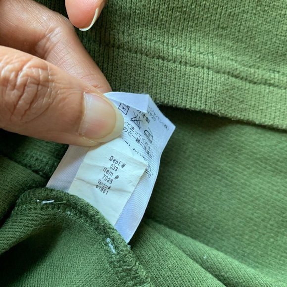 Eddie Bauer Sweater Mens Small Green 1/4 Zip Mock Pullover Long Sleeve Outdoor - Picture 9 of 12